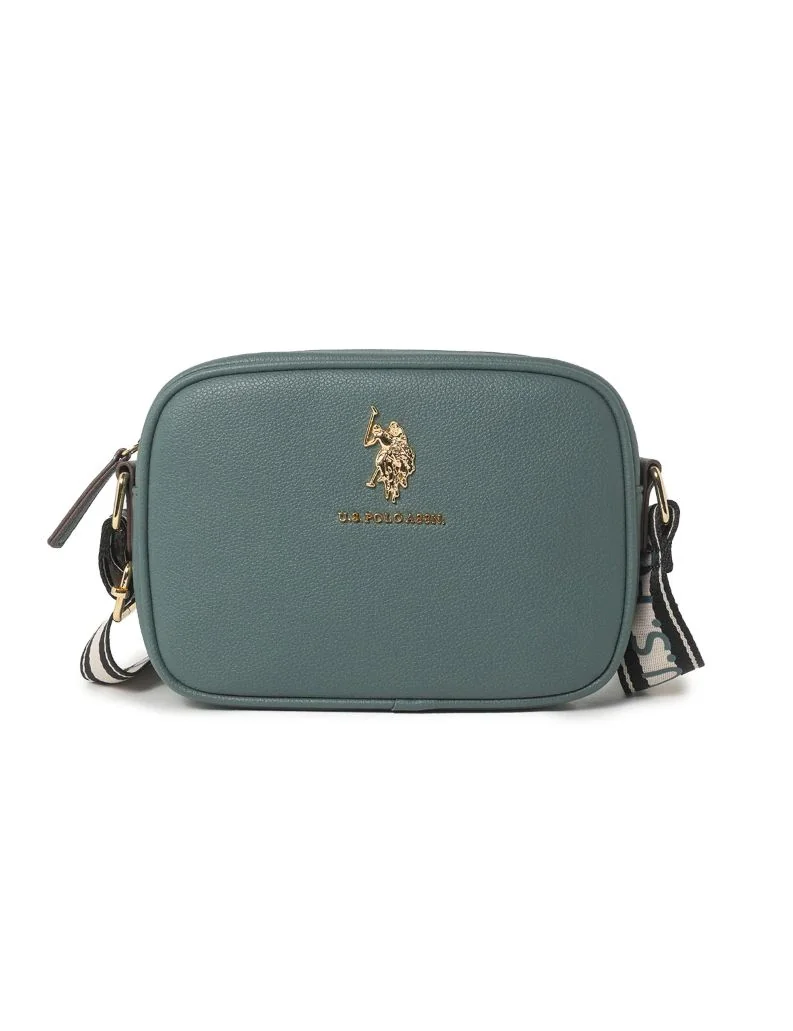 Жіноча сумка кроссбоді US Polo Assn з логотипом 1159851834 Бірюзовий