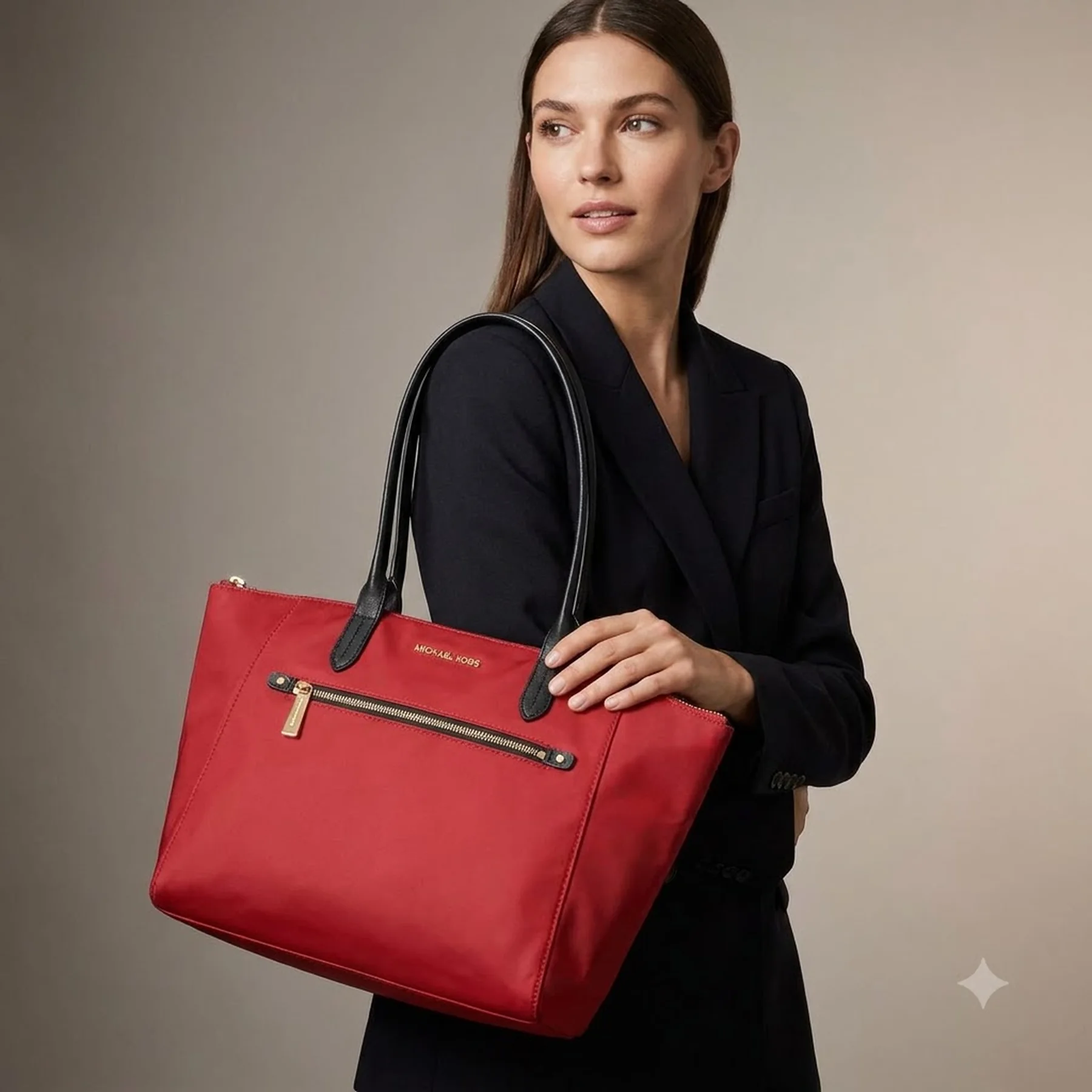 Жіноча сумка Michael Kors на блискавці 1159811177 (червоний, One size)