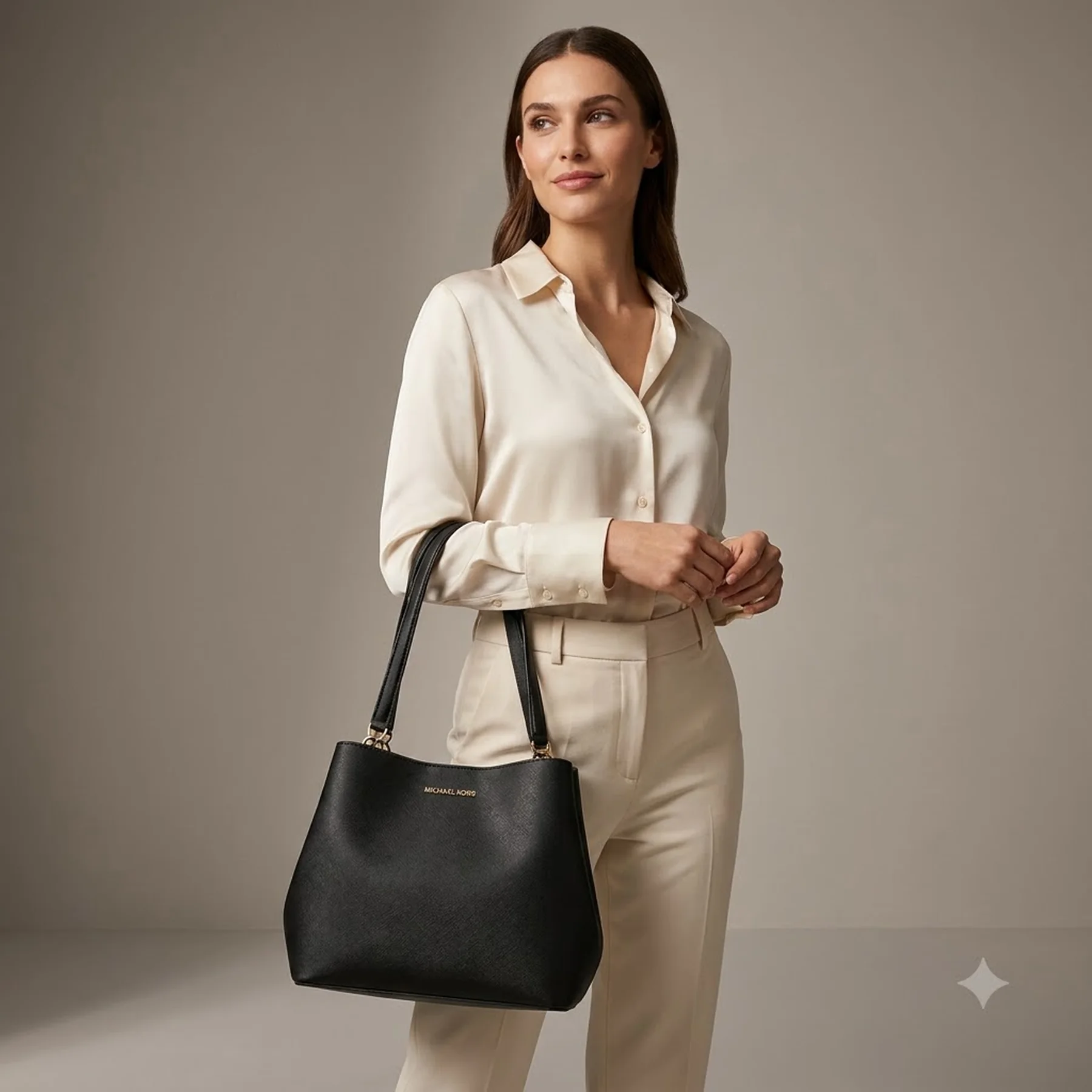 Жіноча сумка на плече Michael Kors 1159817326 (Чорний One size)