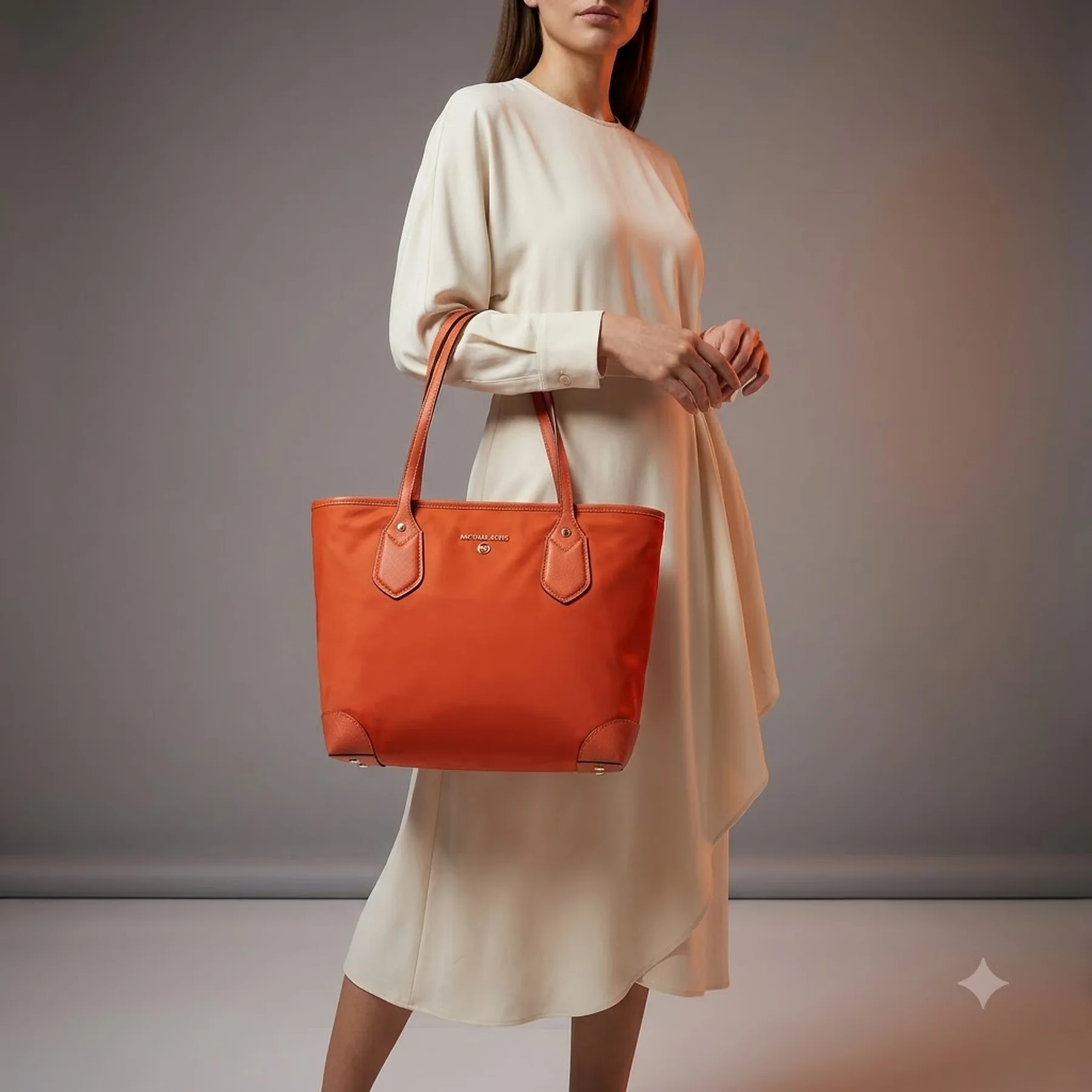Сумка жіноча Michael Kors на блискавці 1159775259 (Помаранчевий, One size)