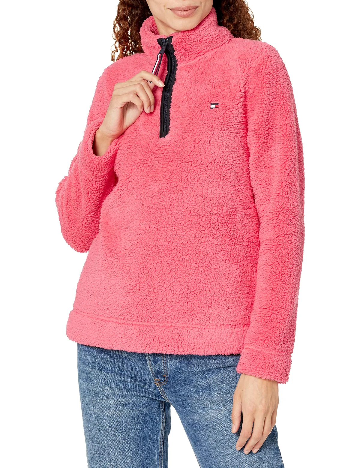 Толстовка жіноча Tommy Hilfiger шерпа 1159777893