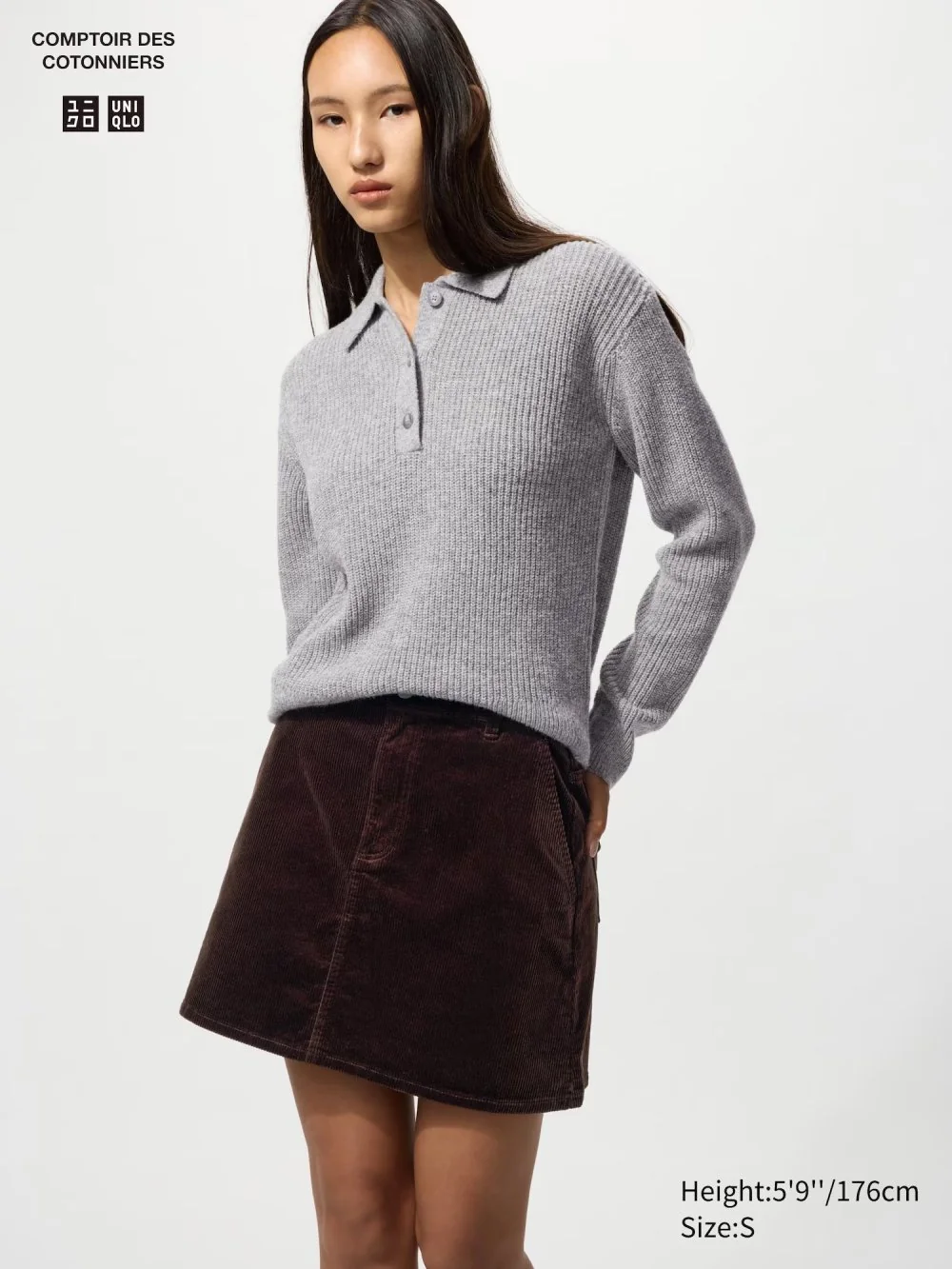 Жіноча вельветова міні-спідниця UNIQLO 1159851830