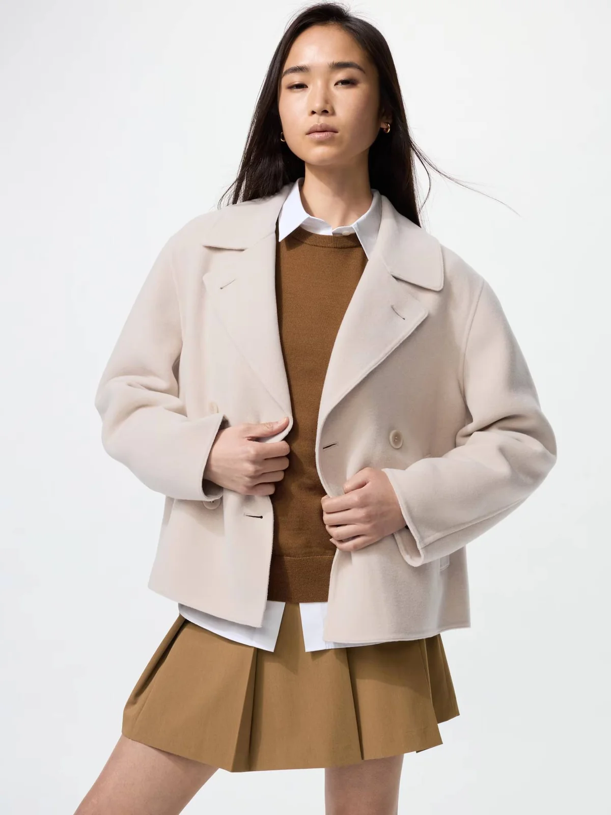 Жіноче коротке пальто Uniqlo 1159859368