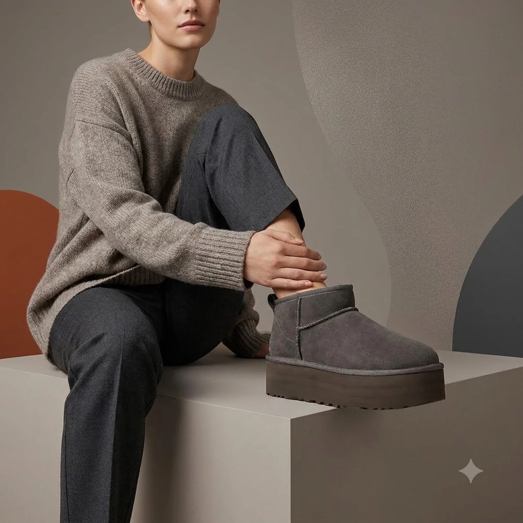 Жіноче взуття UGG UGG Classic Ultra Mini Platform Boot Charcoal