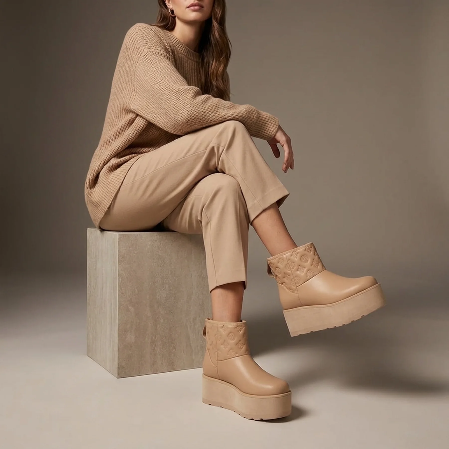 Жіночі черевики Guess на платформі 1159806860