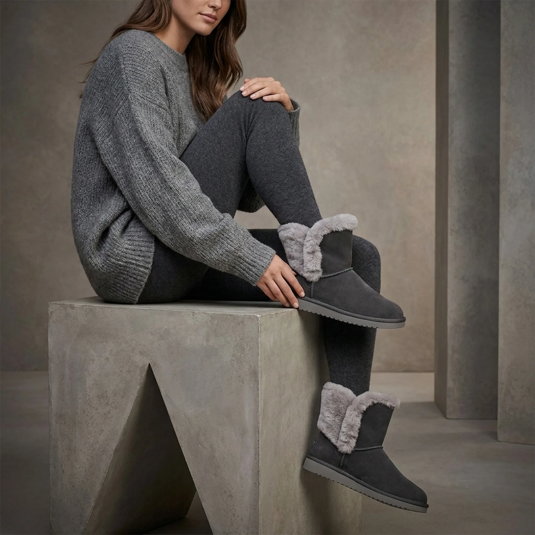 Жіночі черевики Koolaburra by UGG з хутром 1159782127