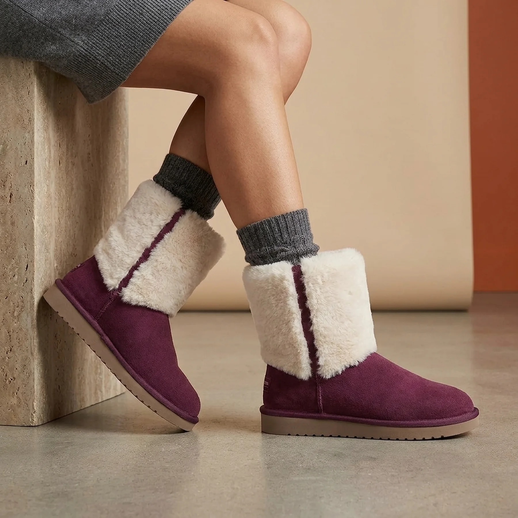 Жіночі черевики Koolaburra by UGG з хутром 1159784255