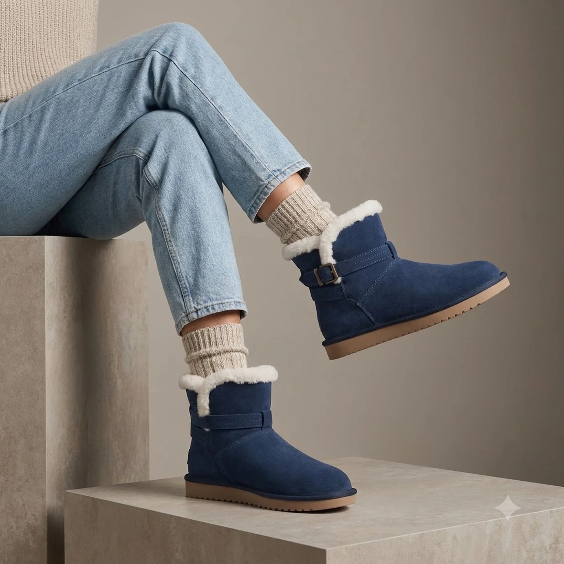 Жіночі уггі Koolaburra by UGG Delene Mini Insignia з хутром 1159775583