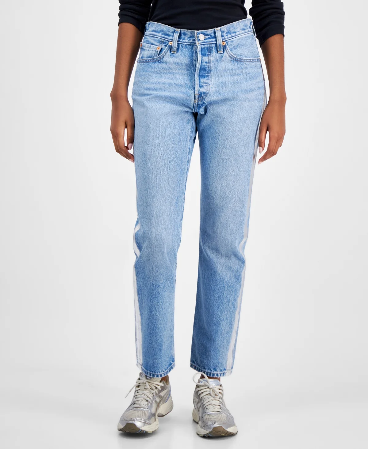 Жіночі джинси 501 Levi's із блискучими лампасами 1159845302