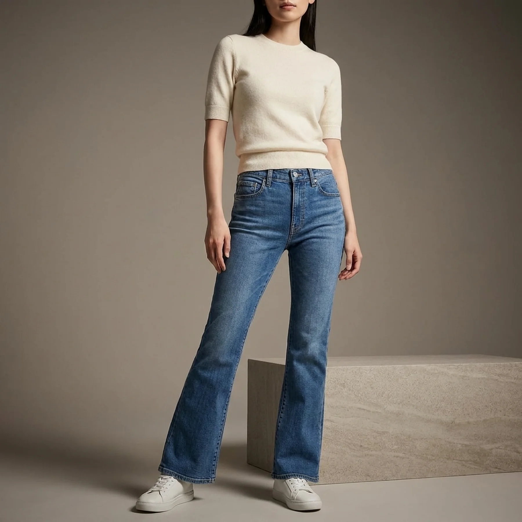 Жіночі розкльошені джинси Uniqlo 1159787281