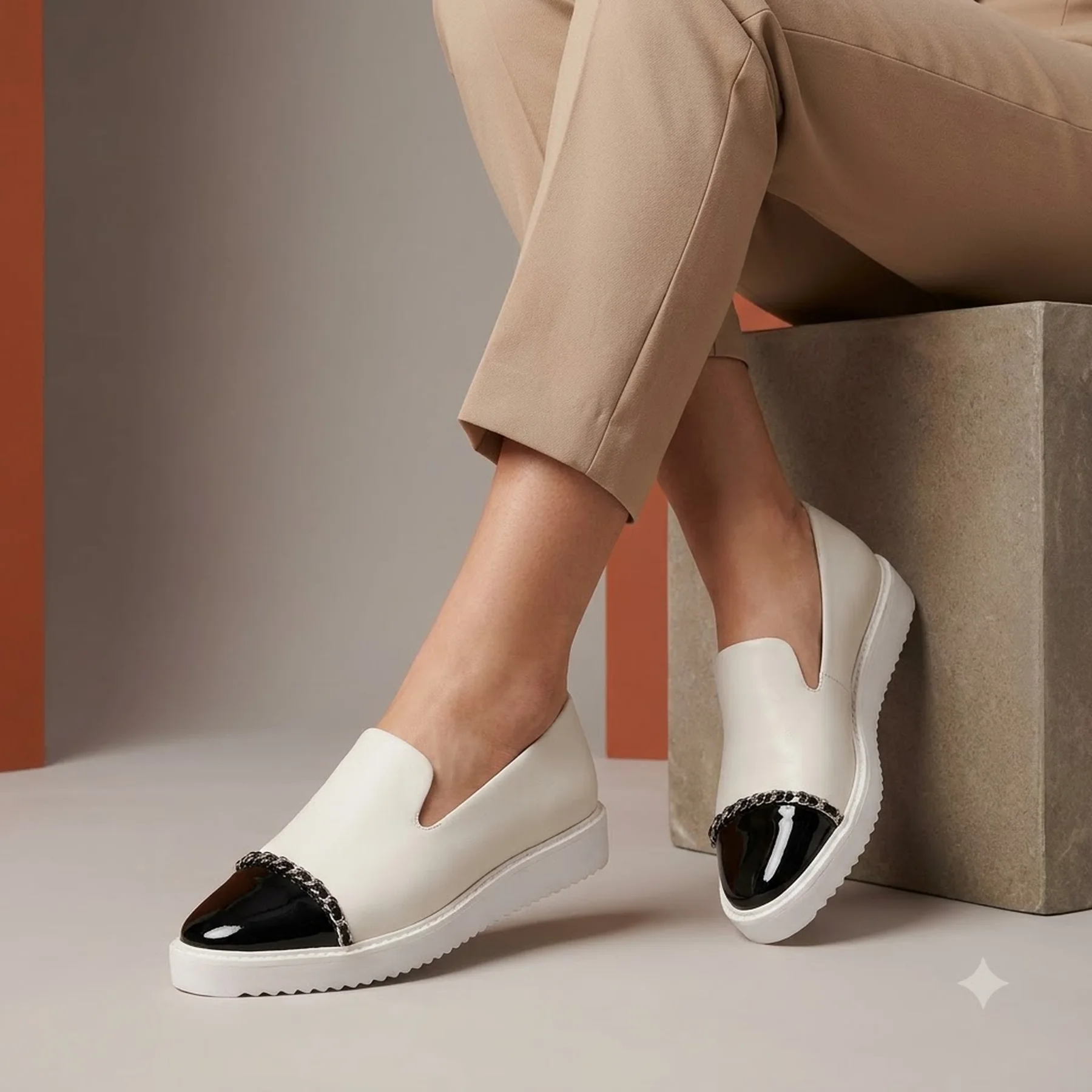 Жіночі шкіряні лофери Karl Lagerfeld Paris 38,5