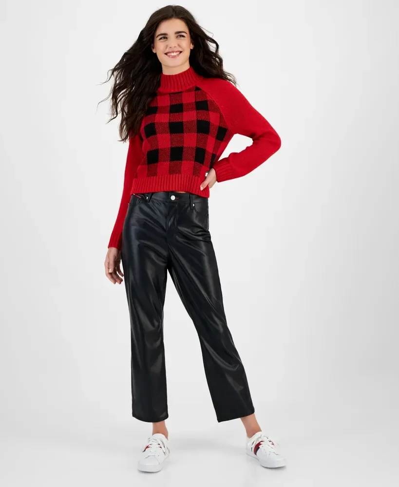 Жіночі штани Tommy Hilfiger з екошкіри 1159808234