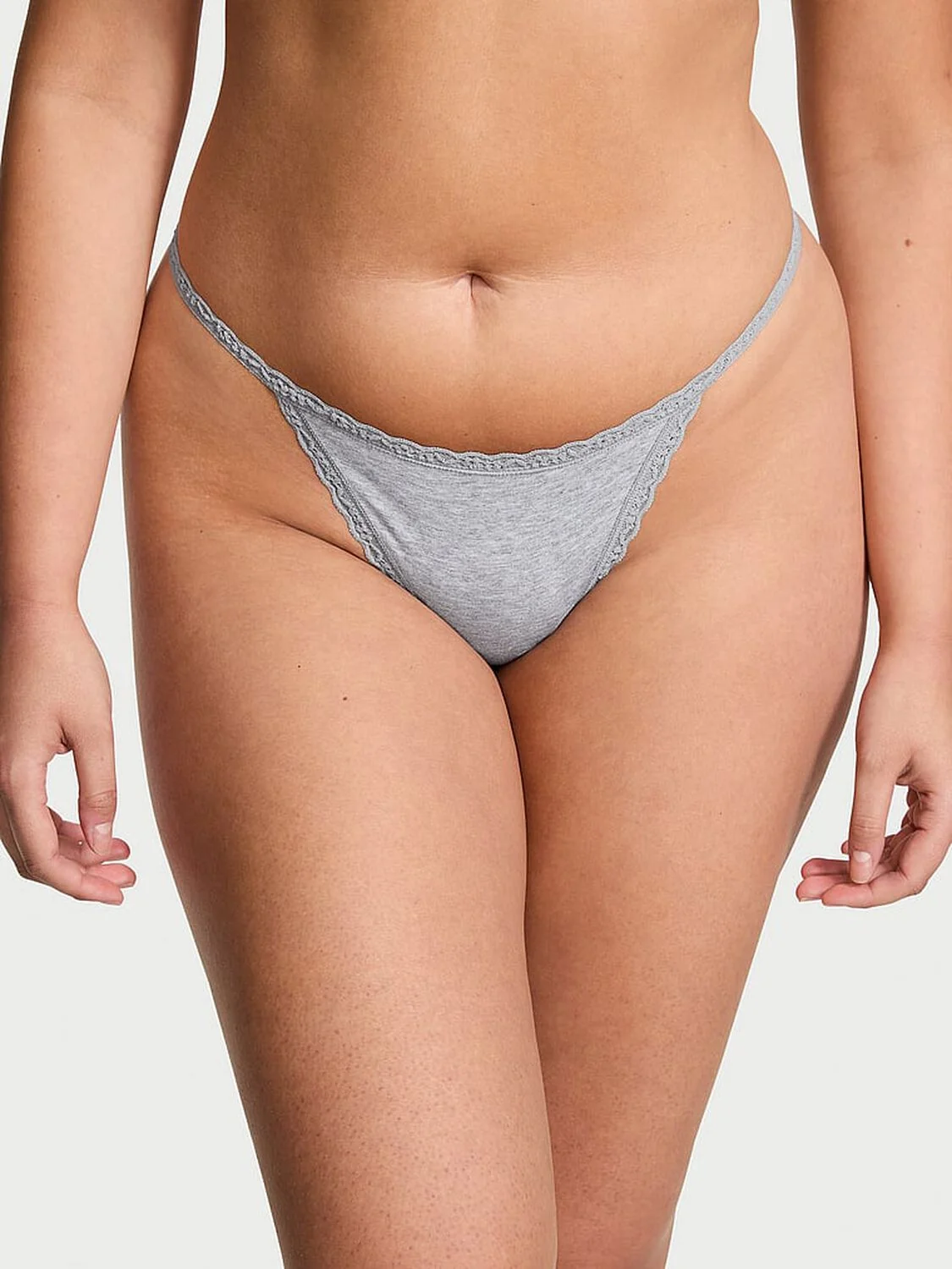 Жіночі трусики стрінги Victoria's Secret з мереживом 1159847086