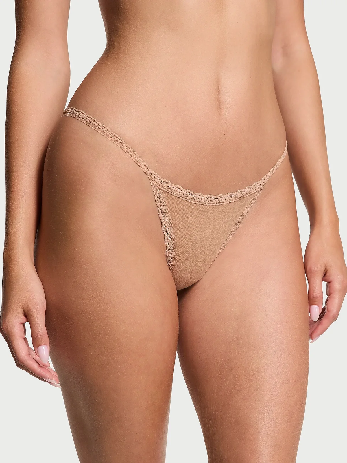 Жіночі трусики стрінги Victoria's Secret з мереживом 1159850257
