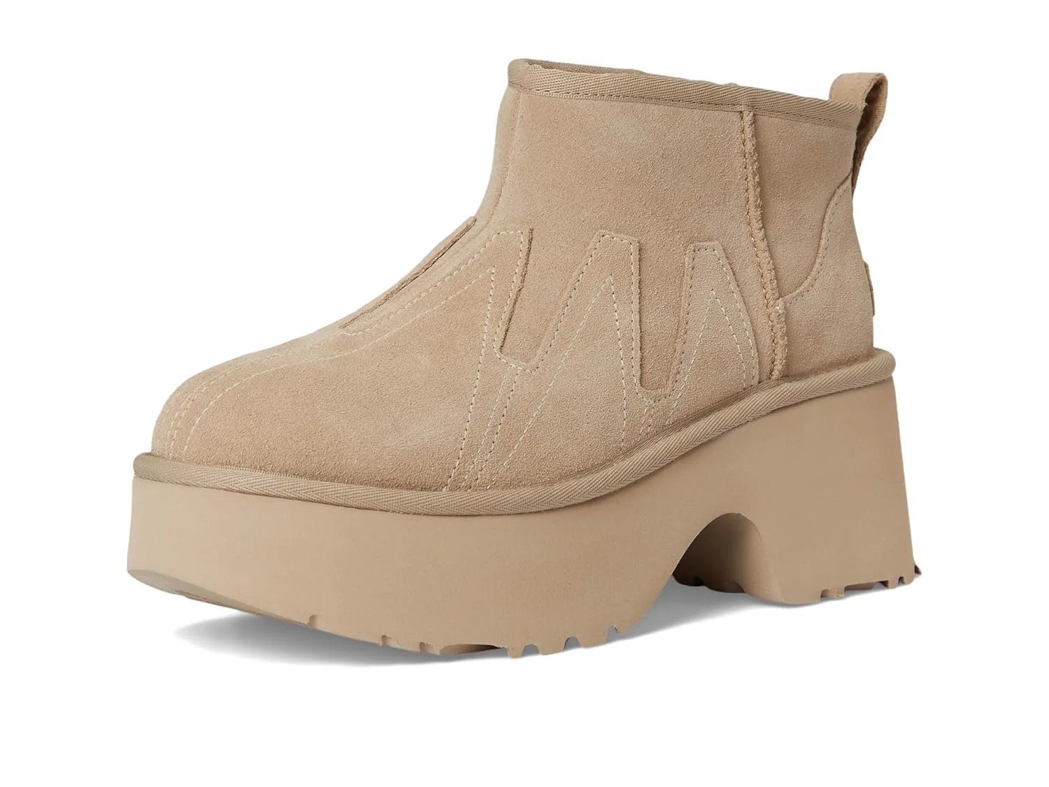 Жіночі уггі UGG на підборах 40 (9 US) 26 см Бежевий 1159839009