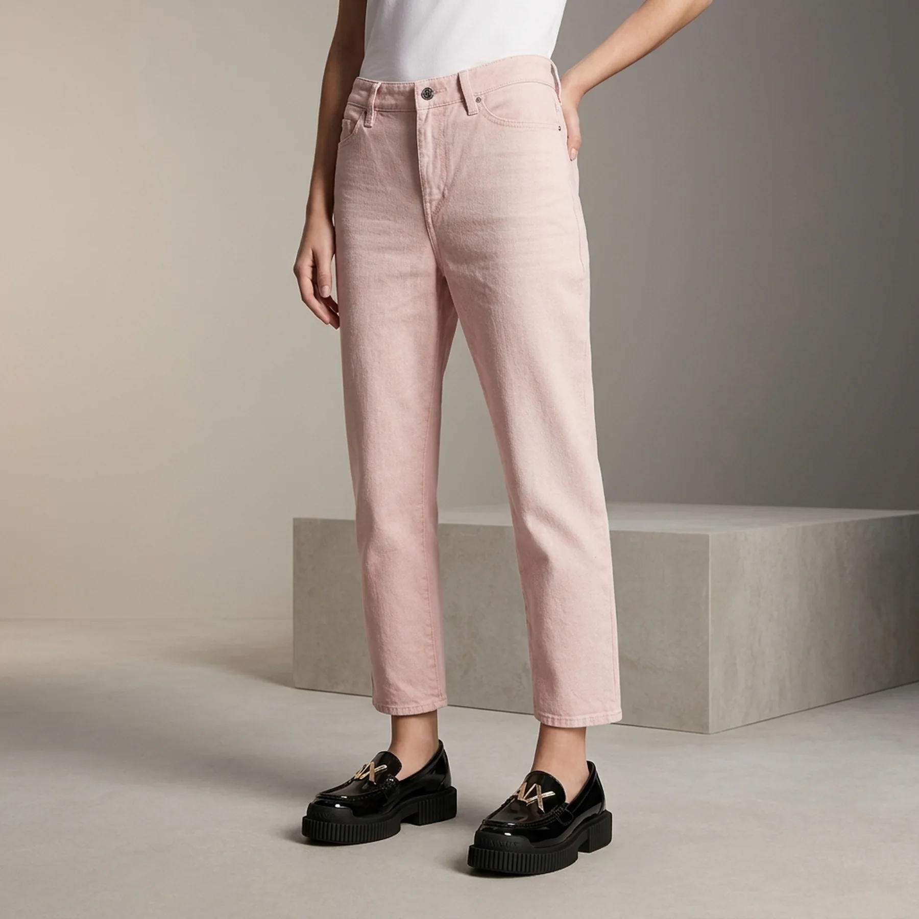 Жіночі укорочені джинси-бойфренди Armani Exchange 1159804745
