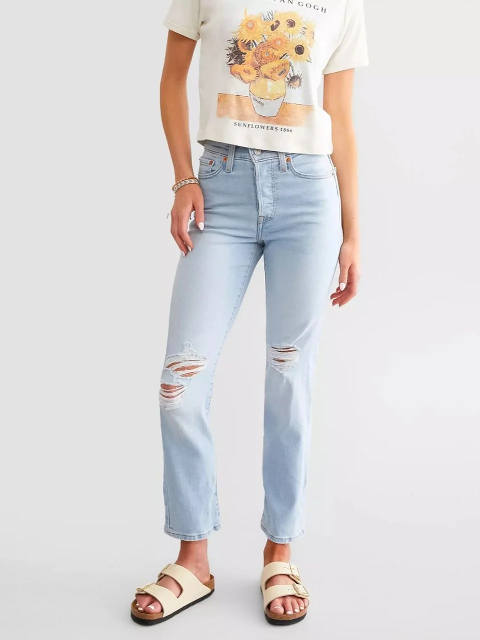 Жіночі укорочені джинси Levi's 1159856963