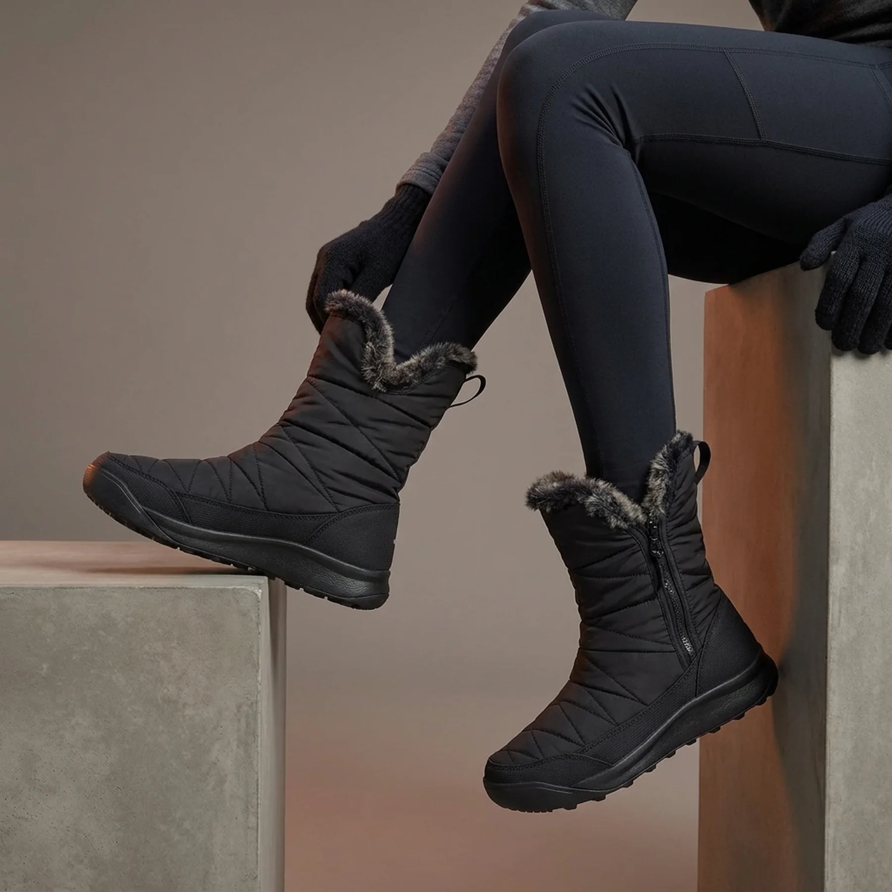 Жіночі зимові сапожки COLUMBIA MINX SLIP V (BL2306 010) 37.5 (23.5 см.)