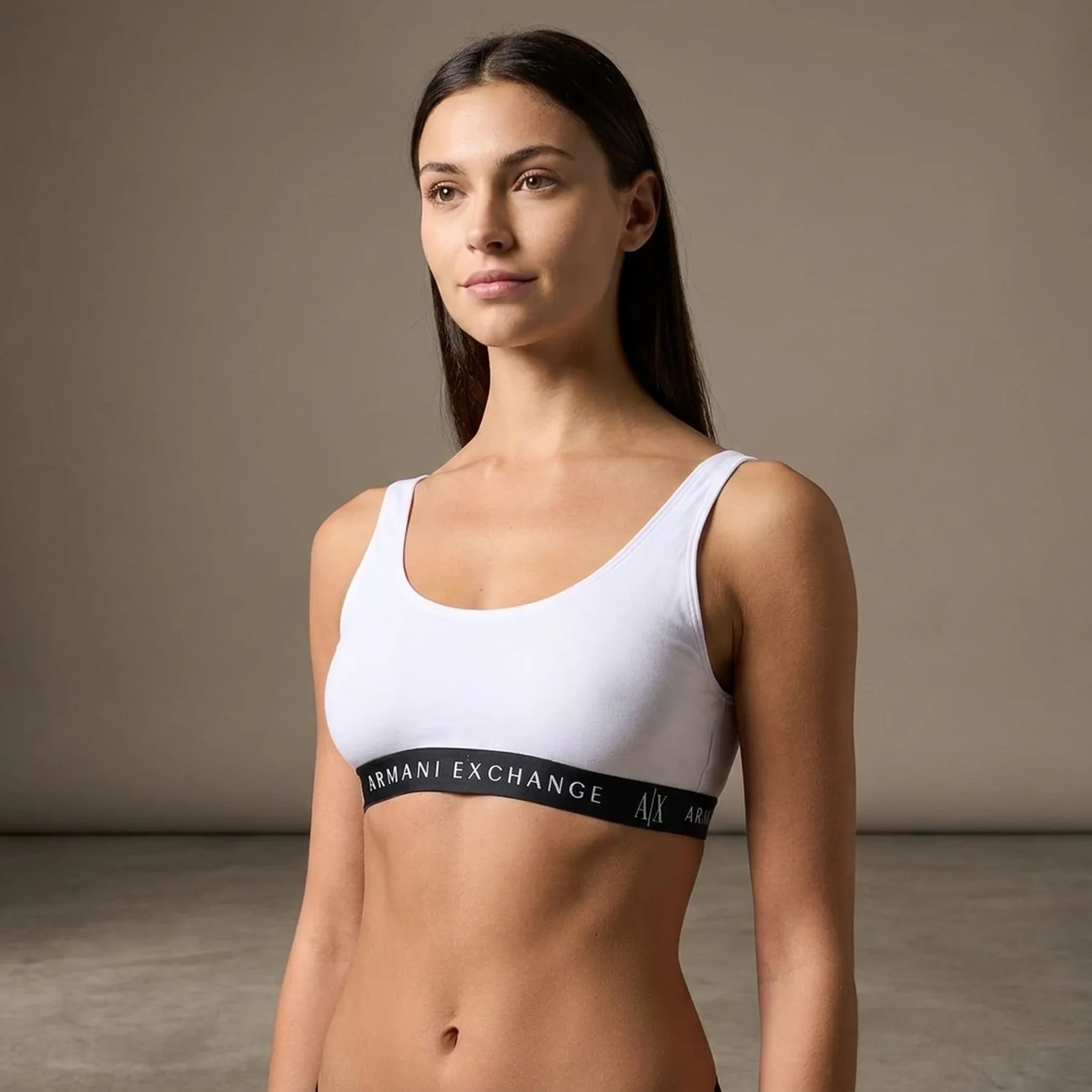 Жіночий браслет Armani Exchange з логотипом 1159846296 (Білий S)