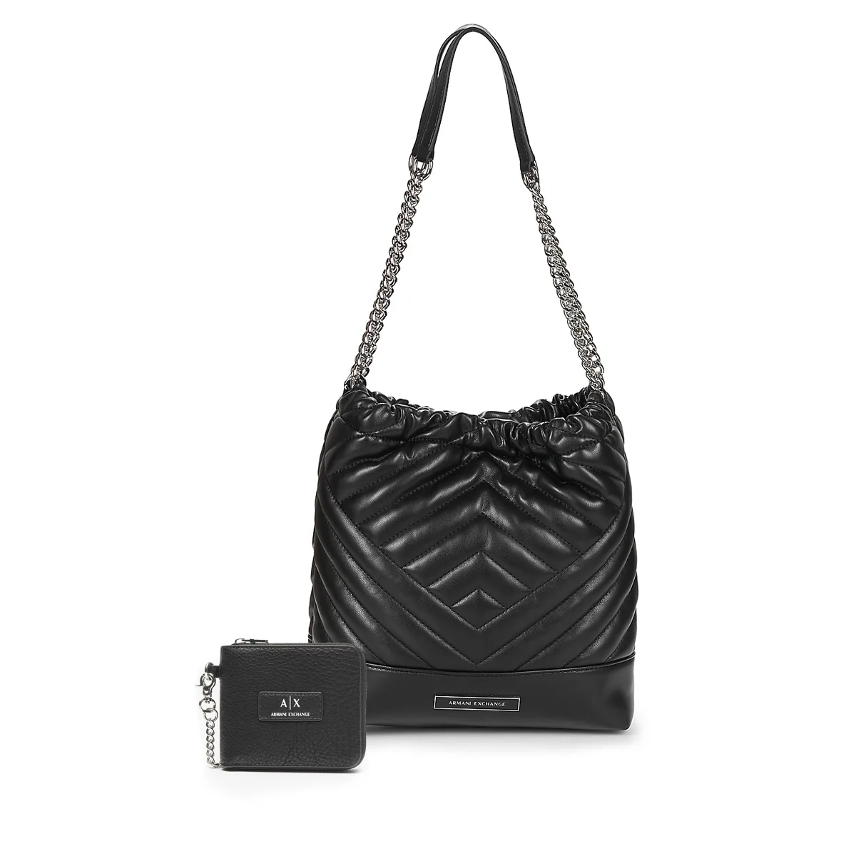 Жіночий набір Armani Exchange сумка та гаманець 1159858953 Чорний