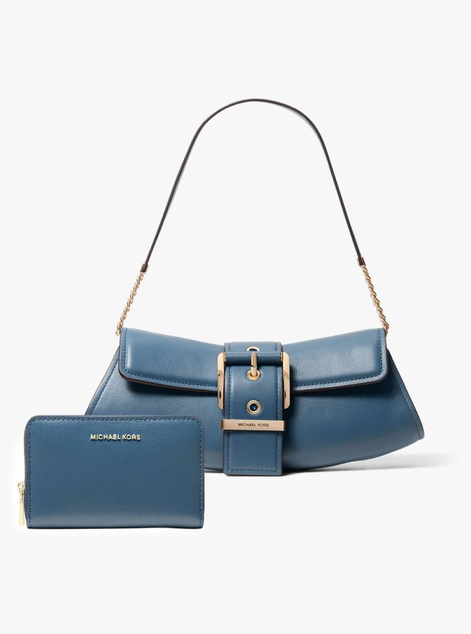 Жіночий набір COLBY Michael Kors сумка та гаманець 1159845174 Синій