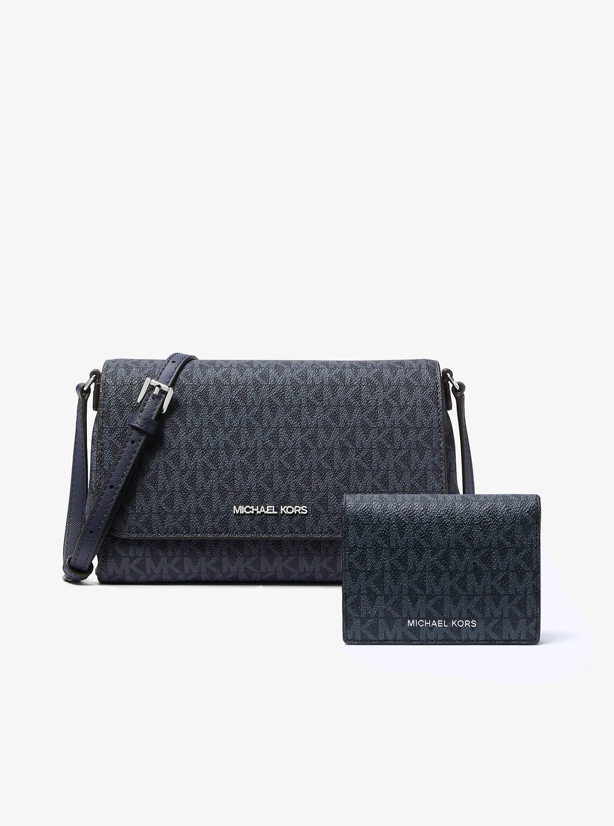 Жіночий набір Jet Set Item Michael Kors кросбоді та гаманець 1159845995 Синій