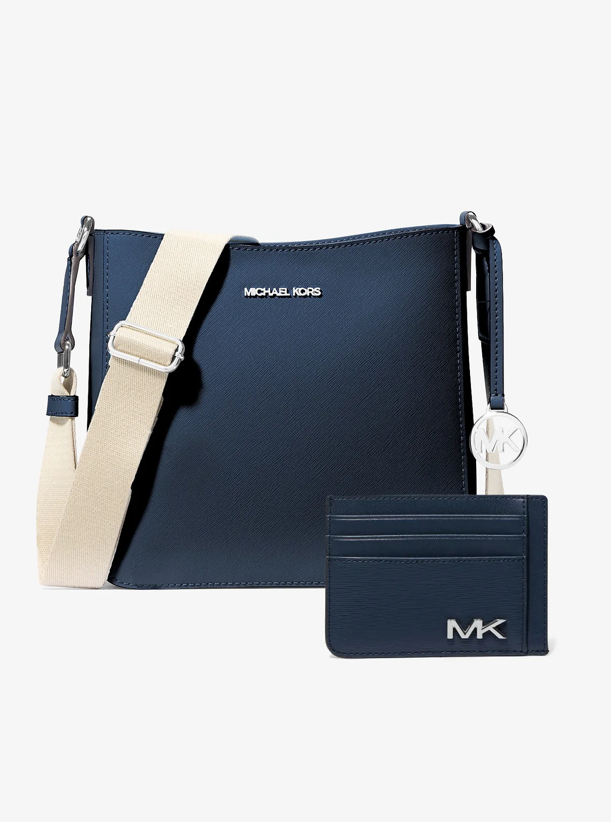 Жіночий набір Jet Set Travel Michael Kors сумка кроссбоді та картхолдер 1159845134 Синій