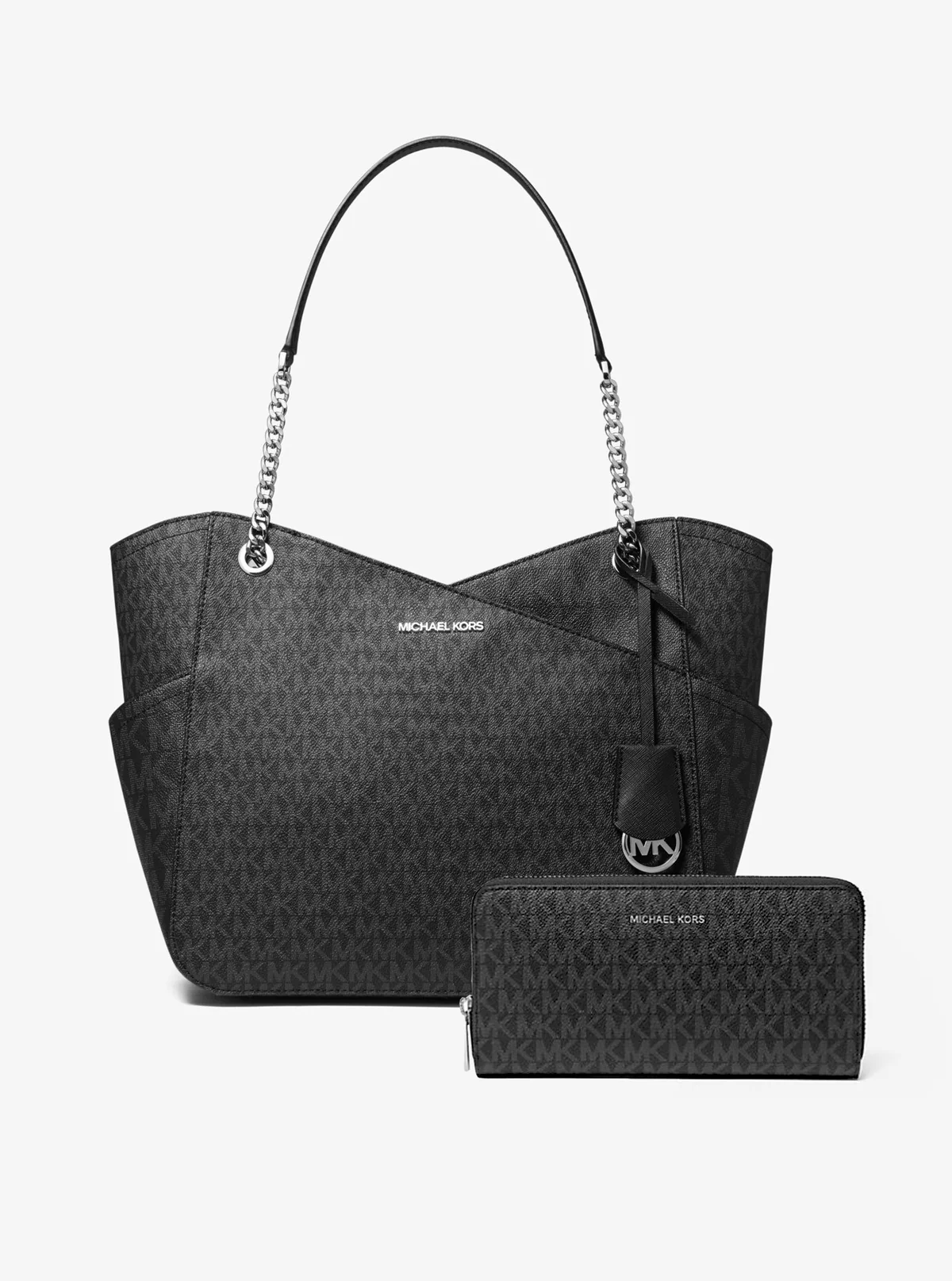 Жіночий набір Jet Set Travel Michael Kors сумка та гаманець 1159845725 Чорний