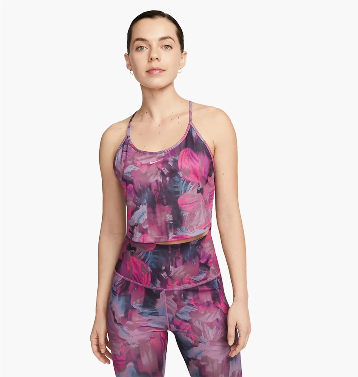 Спортивний топ жіночий Nike One Df Crp Tank Aop (DV9866-665)