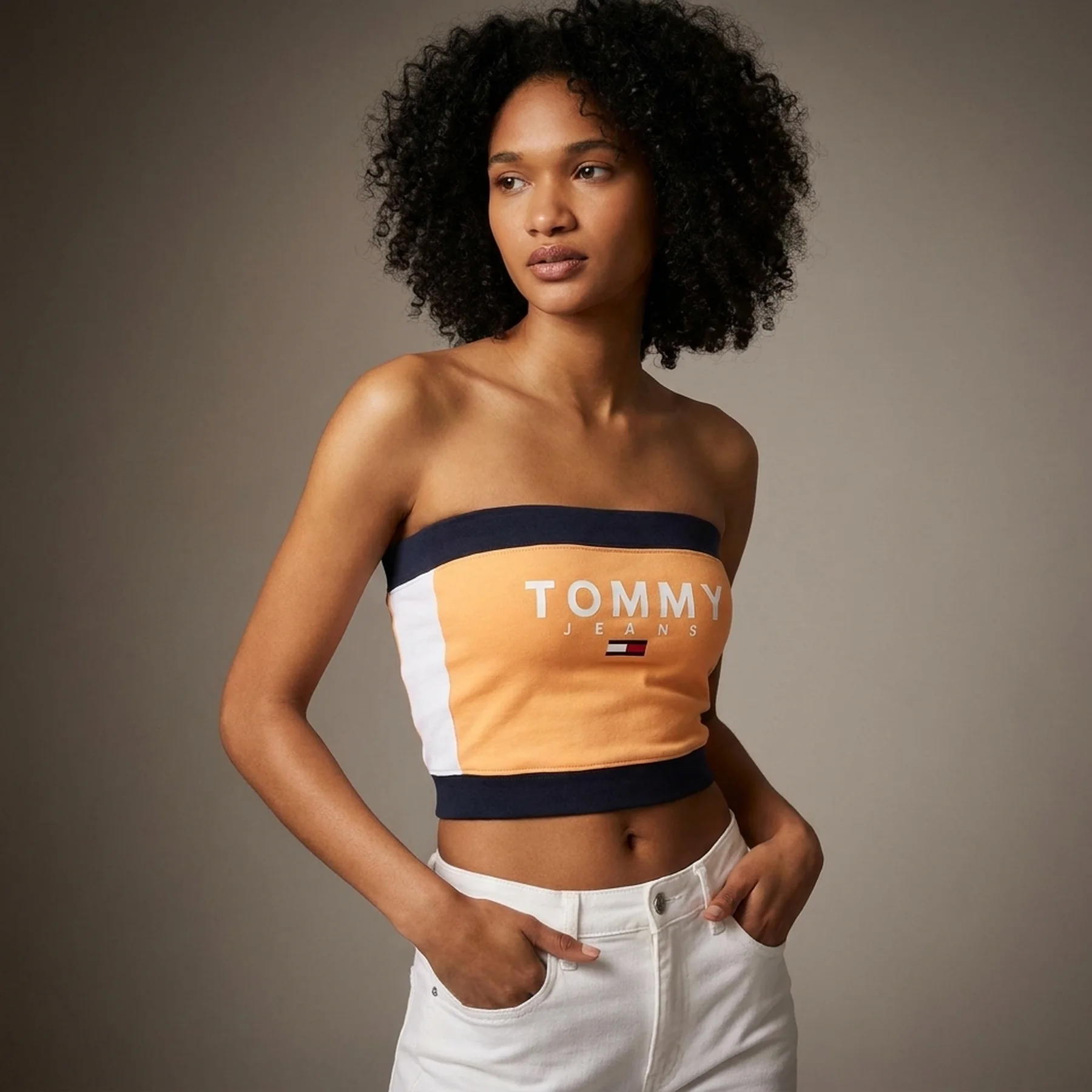 Жіночий топ Tommy Hilfiger топ-бандо Tommy Jeans 1159766051