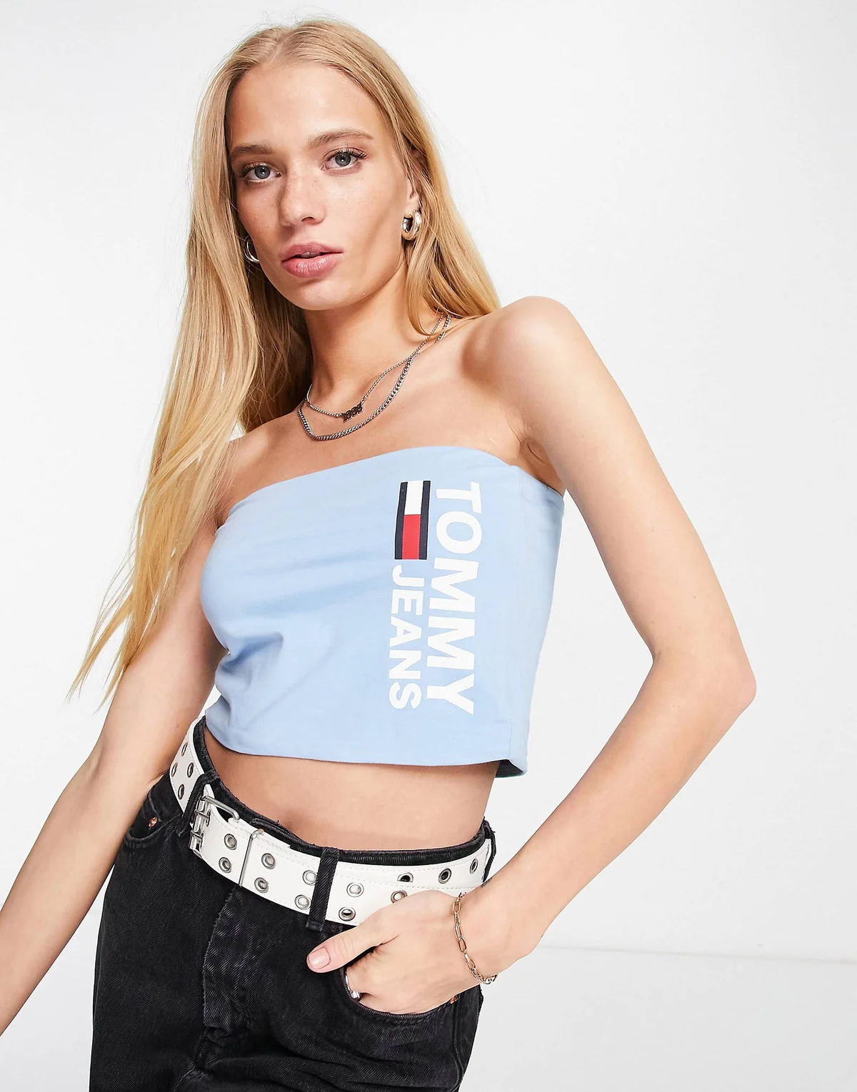 Жіночий топ Tommy Hilfiger топ-бандо Tommy Jeans 1159782345