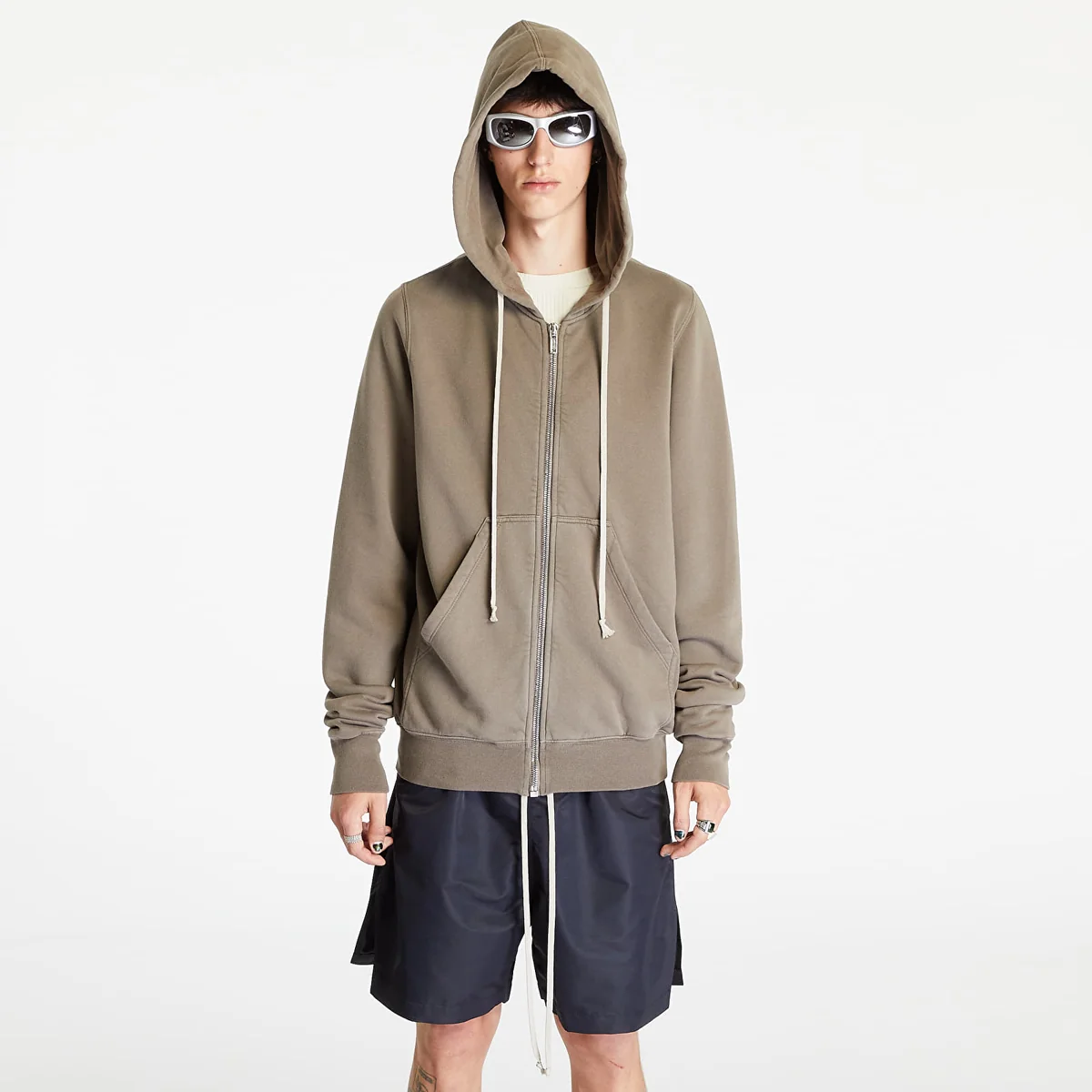 Зіп худі RICK OWENS JASON S Dust/Pearl