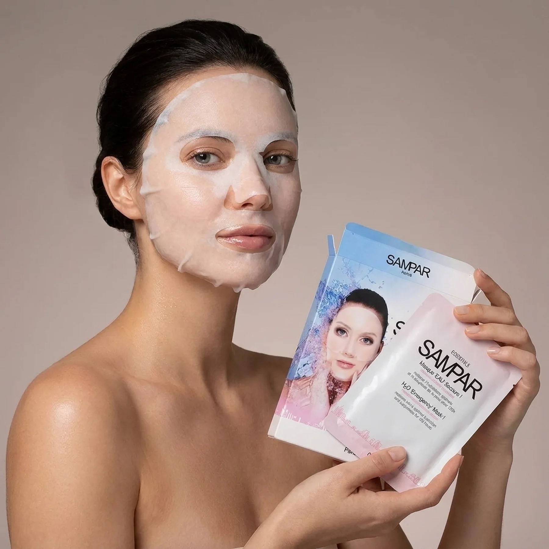 Маска увлажняющая SAMPAR H2O Emergency Mask 3шт*25гр