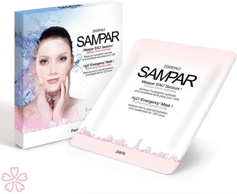 Маска увлажняющая SAMPAR H2O Emergency Mask 3шт*25гр