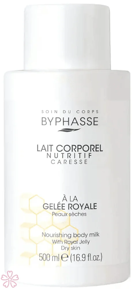 Увлажняющий крем для тела Byphasse Moisturizing Body Cream 500 мл Маточне молочко Оновлений дизайн