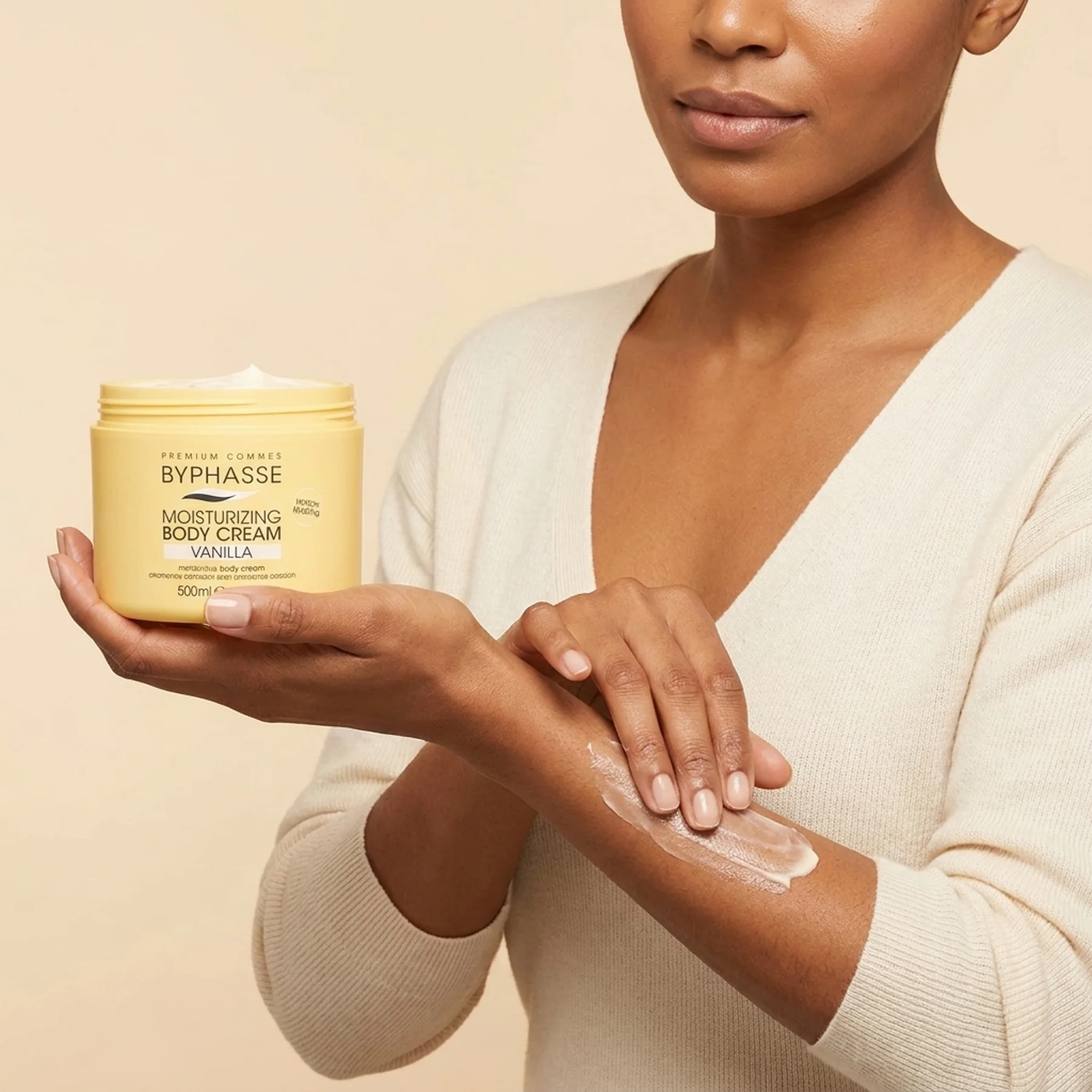 Увлажняющий крем для тела Byphasse Moisturizing Body Cream 500 мл Ваніль