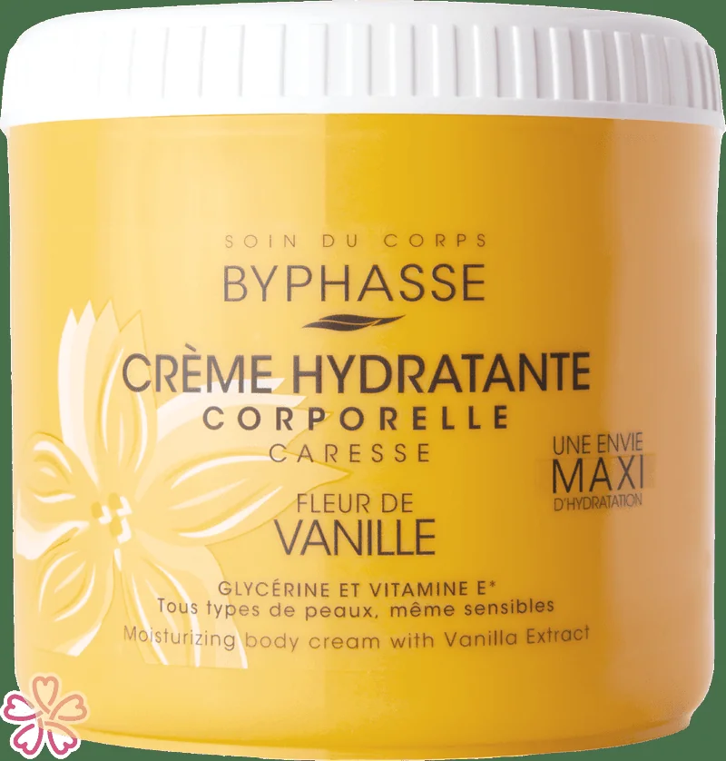 Увлажняющий крем для тела Byphasse Moisturizing Body Cream 500 мл Ваніль